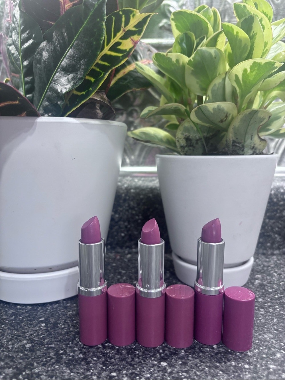 Clinique lot of 3 Plum Pop Lipsticks